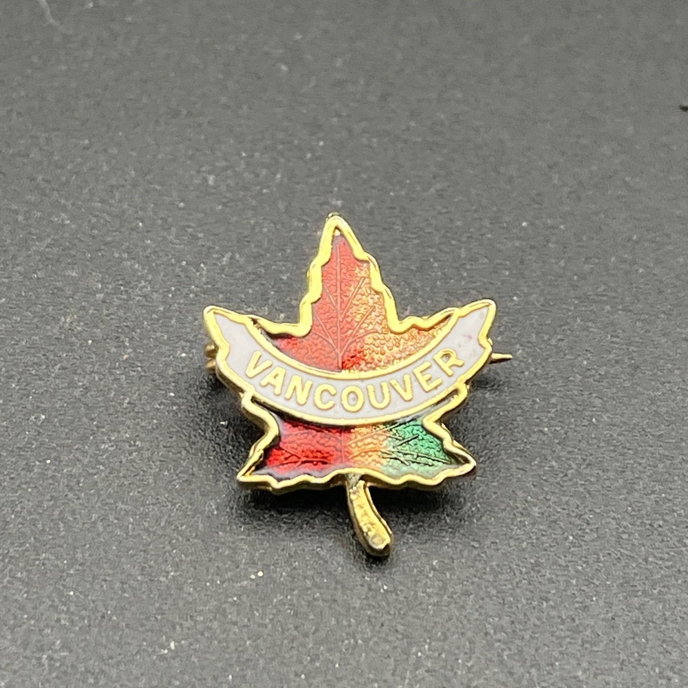 Vancouver Canada Maple‎ Leaf Lapel Hat Pin